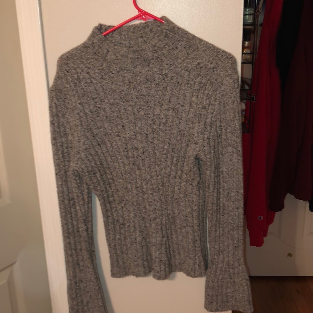Grey sweater shirt